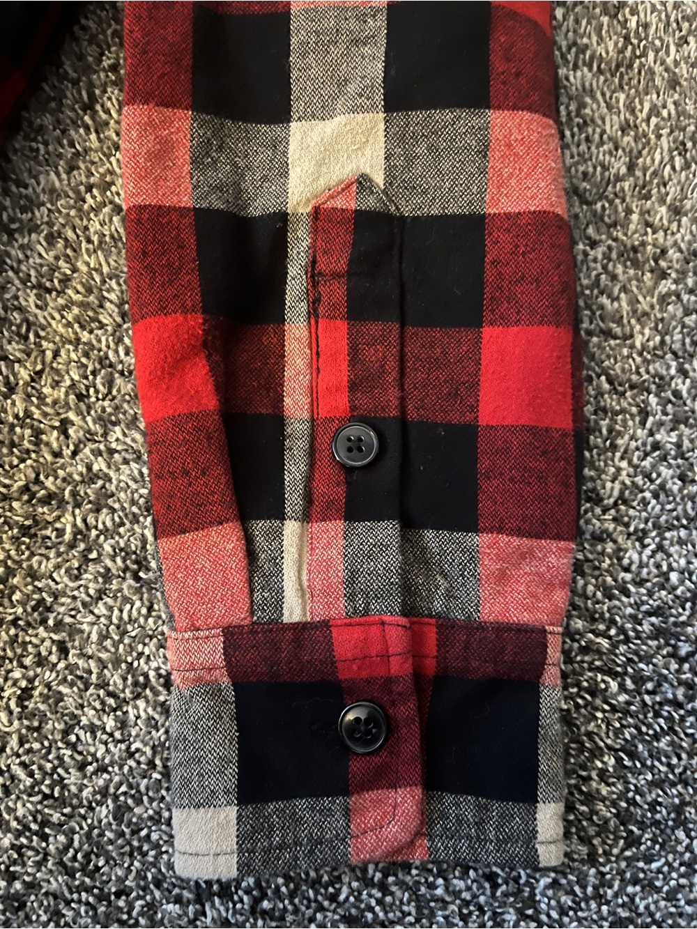 J Crew Men’s Plaid Fleece Jacket Size Medium - Picture 7 of 10